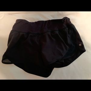 black off brand lulu shorts